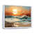 White Floater Framed