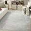 Tapis d'intérieur moderne gris 7 pi 10 po x 9 pi 10 po Lafever-1986980778