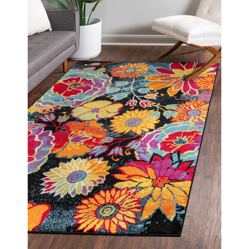 Lorene Floral Indoor Rug, Rectangle 8' x 10'