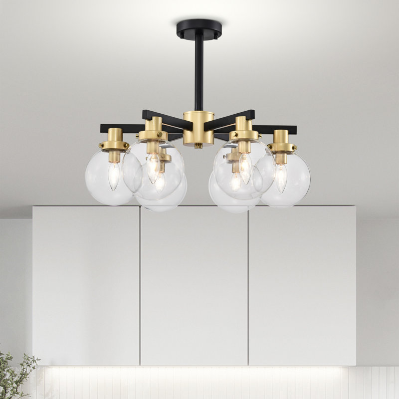 Hahnert 6 - Light Dimmable Sputnik Chandelier