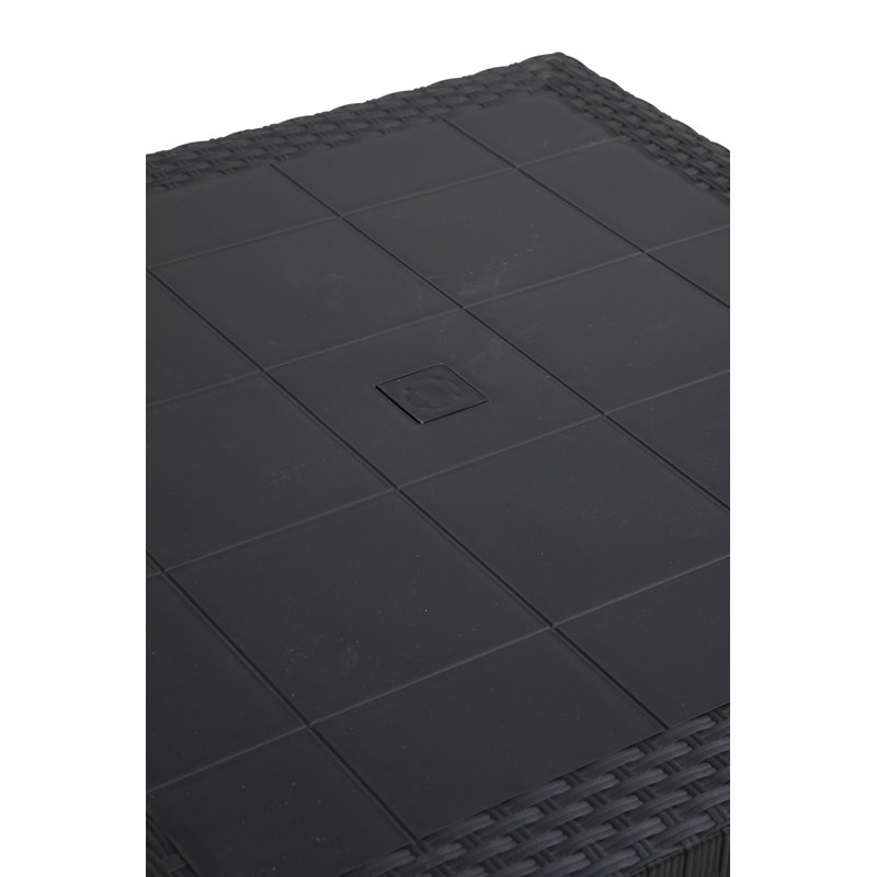 Tavolo Quadrato DALLAS Anthracite