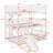 Full-Over-Full-Over-Full Triple Bed With Built-In Ladder And Slide , Triple Bunk Bed With Guardrails-610805717