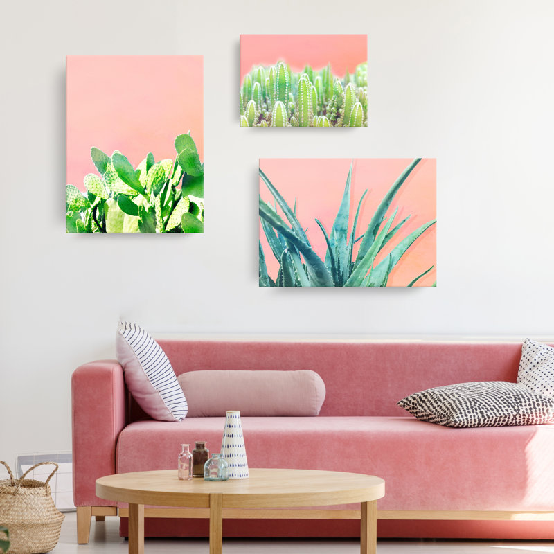 « aloe need », impression sur toile succulent, H 30 po x l 40 po x P 1,5 po, Toile tendue