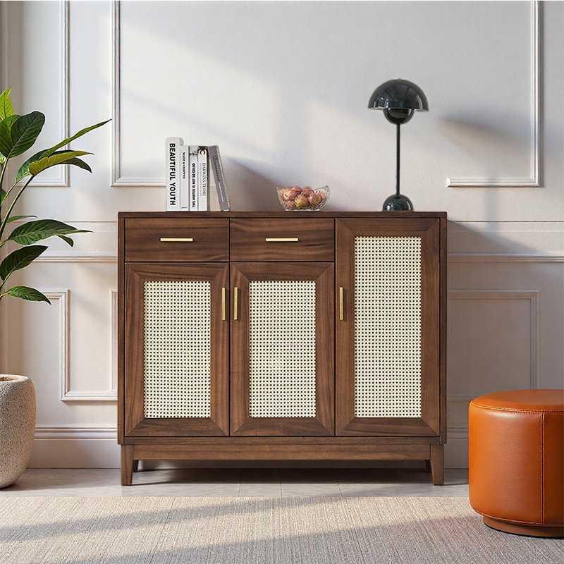 Italian style minimalist storage shoe cabinet