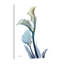 Gold Splash Calla Lilly - Wrapped Canvas Print-1417334040