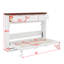 Lit escamotable simple avec tiroirs
