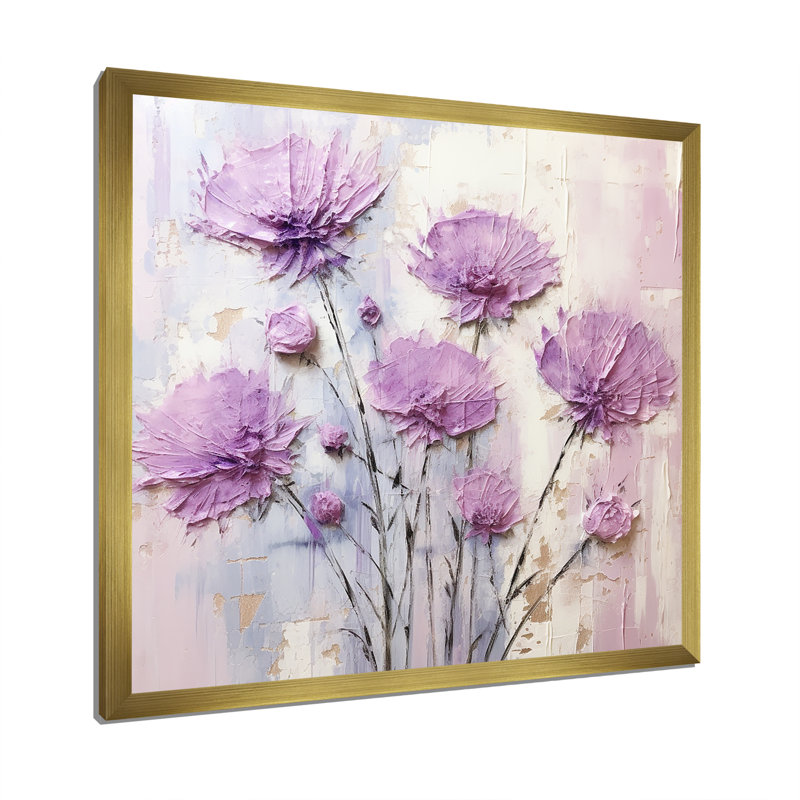 Beige marguerite beauté - marguerites, art mural, Or, H 16 po x l 16 po