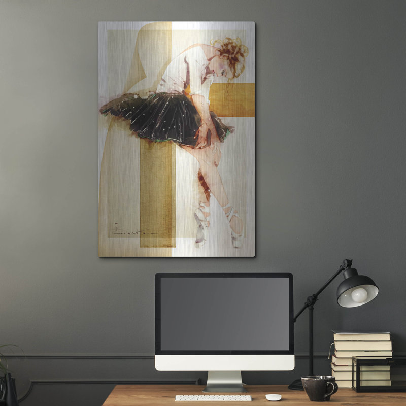 «Tired Dancer» par TM Borenstein, H 36 po x l 24 po