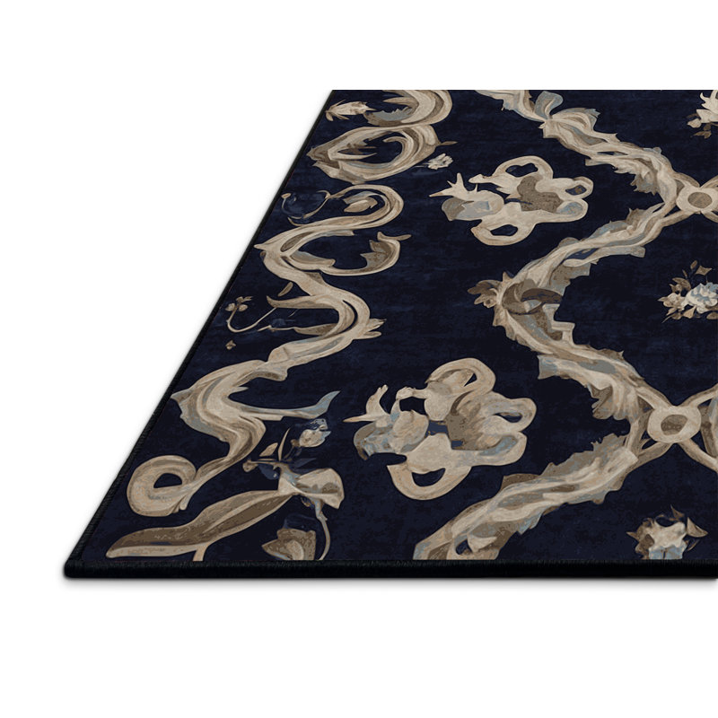 Silky Soft Plush Gray Area Rug, Square 6'