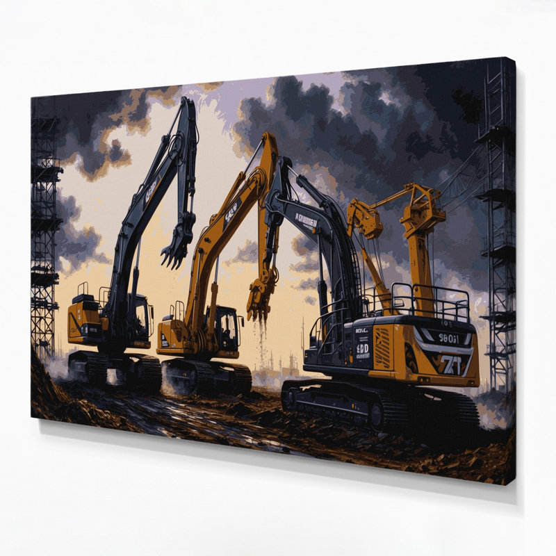 Art de transport sur toile mauve, H 20 po x l 24 po