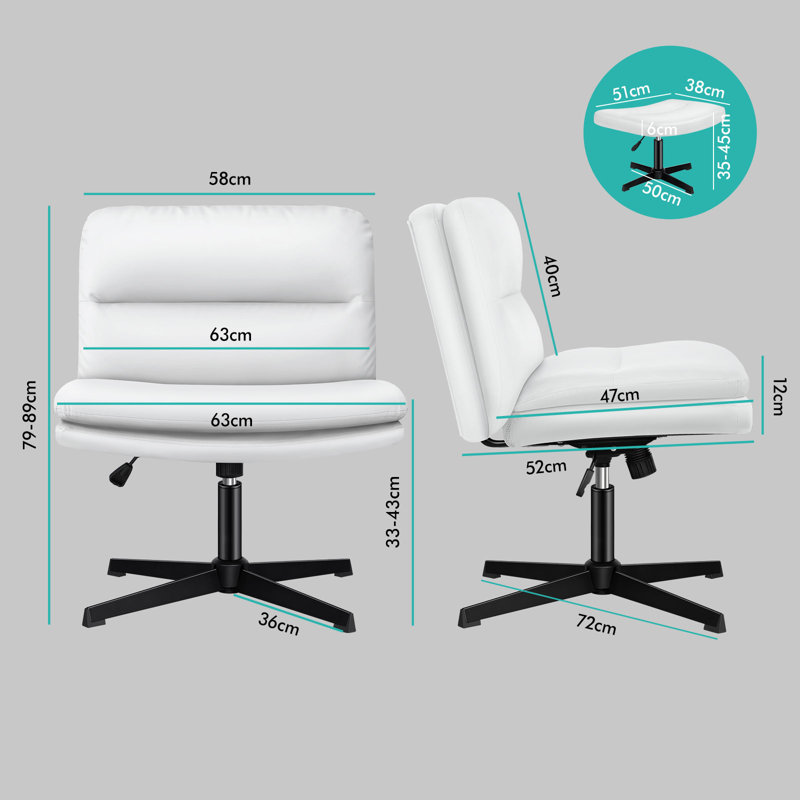 Taiton Office Chair, White