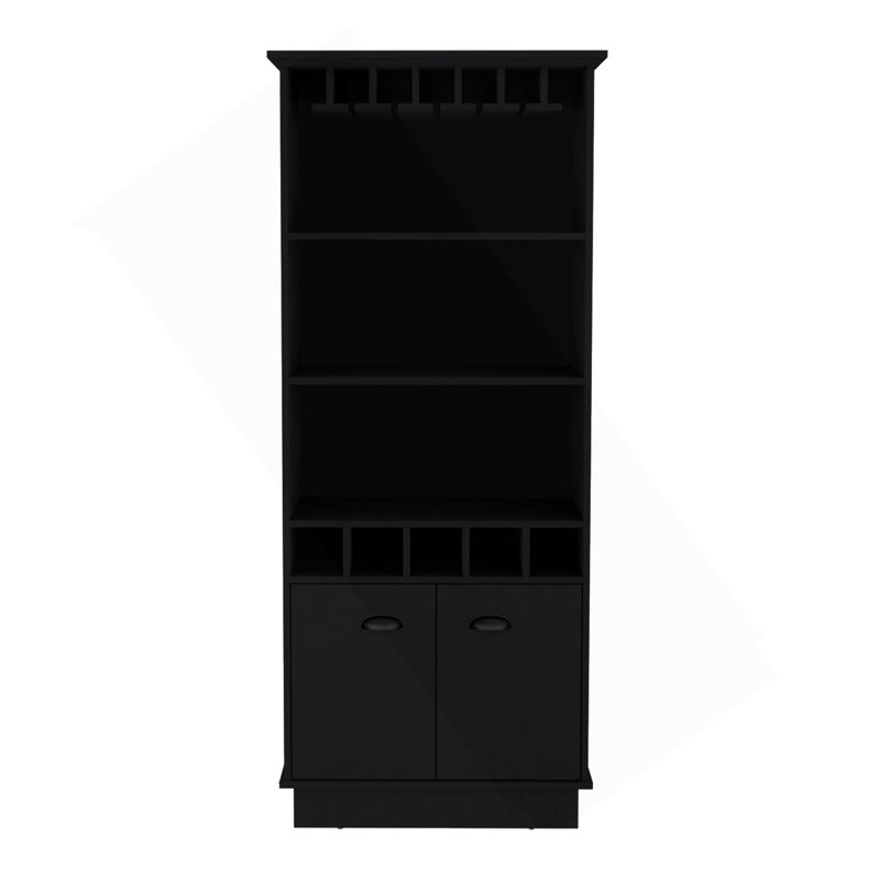 Armoire de bar Dundee, Noir