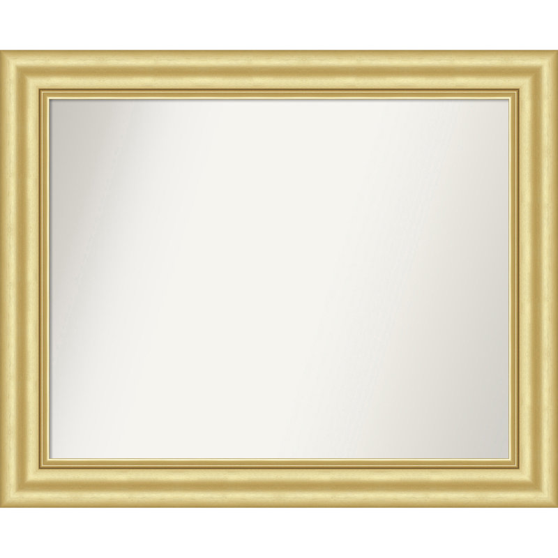 Miroir mural de salle de bain Sophia, Doré, 27,5 po x 33,5 po