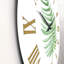 Horloge murale de style tropical feuille de Monstera III-60327747