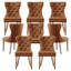 Chaise parsons capitonnée et rembourrée à oreilles (ensemble de 8)-1444264792-1444264796