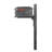 Aluminum Post Mounted Mailbox with Magnetic Closure