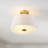 Glenview 15" 3-Light Modern Contemporary Metal Tapered Drum LED Semi Flush Mount-69698006