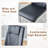 63" Dining Room Table Set,Modern Dining Room Table Set with Faux Leather Chairs-155119190-155119191