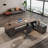 Tan+Black Rectangular Solid Wood+Iron desks-108218837-108218840