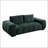 Ferrand Green Chenille Sofa