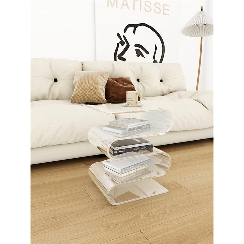 Table basse Christyonna, Transparent