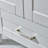 24" Modern White Free-Standing Single Bathroom Vanity Set