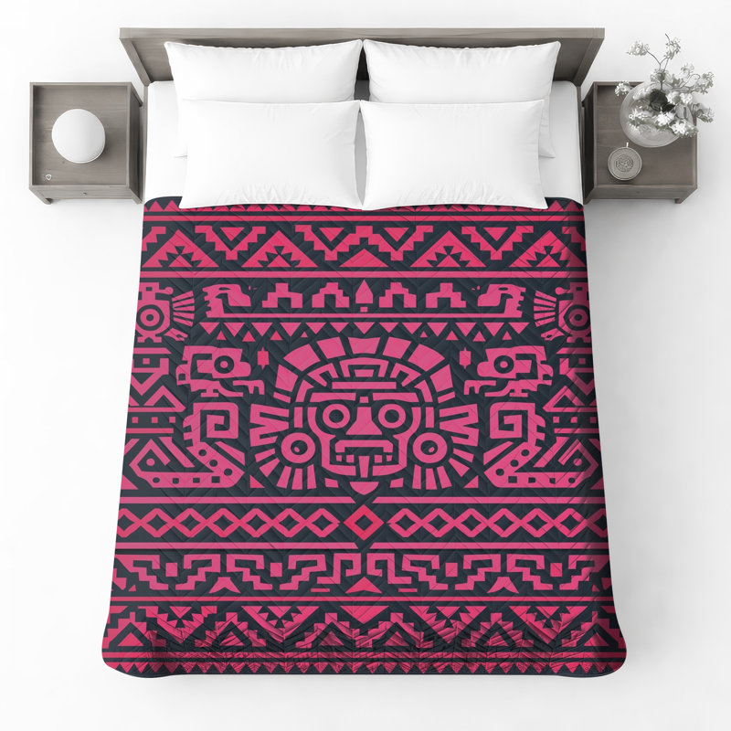 Couvre-lit matelassé Aztec, Twin