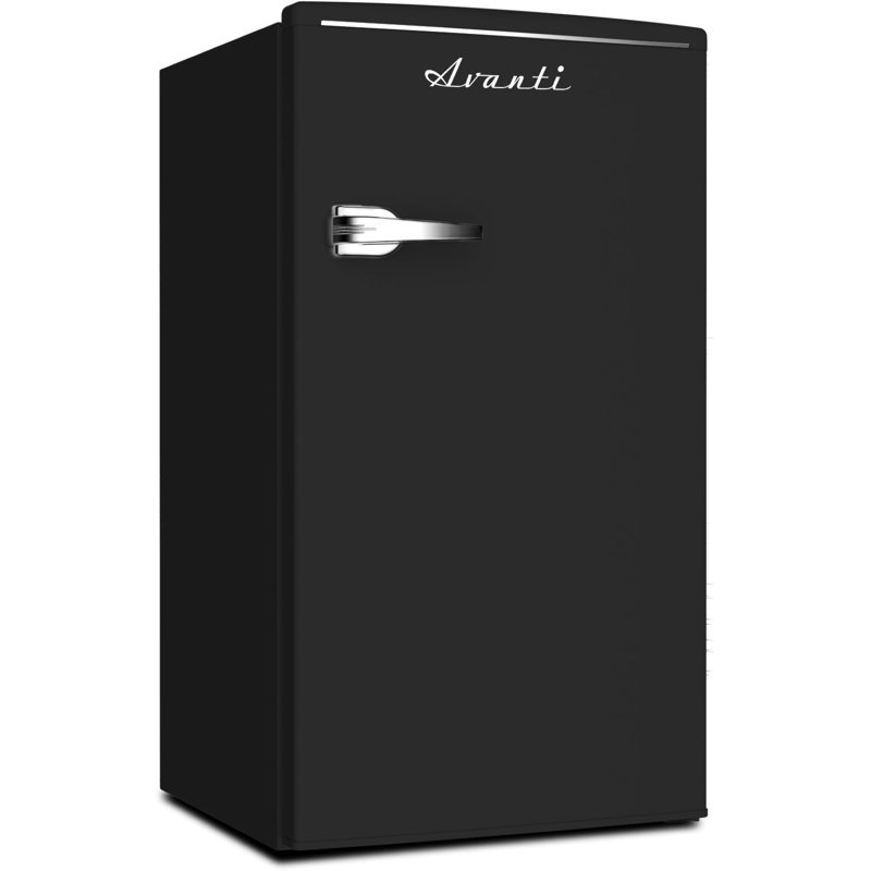 Avanti Retro Series Compact Refrigerator, 3.1 cu. ft., Black