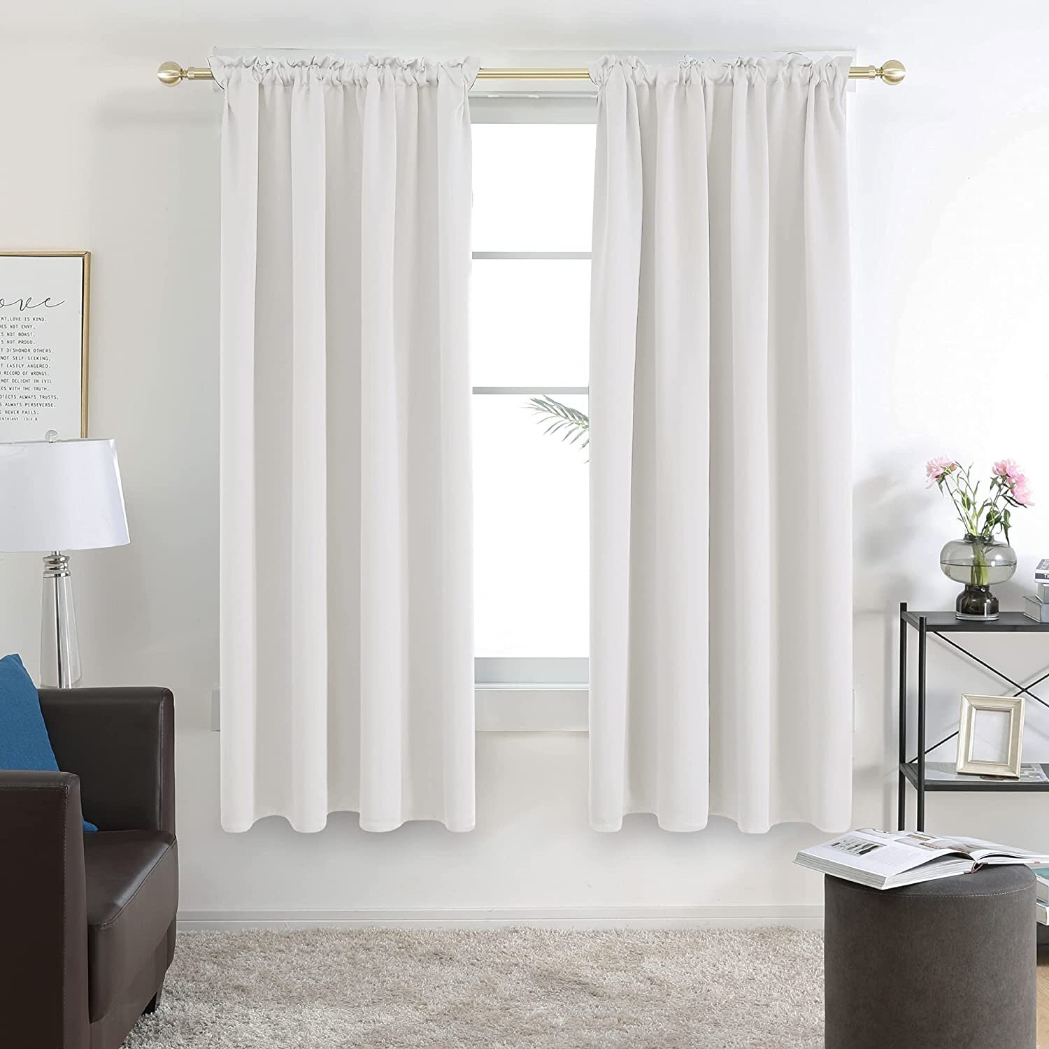 Eider & Ivory™ Northmoore Polyester Blackout Curtain Pair