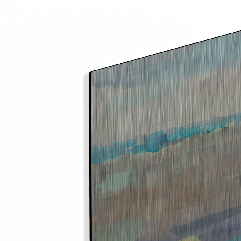 Ivy Bronx «Sherbet Sky» par Kathleen Robbins, art mural en métal, H 24 po x l 24 po