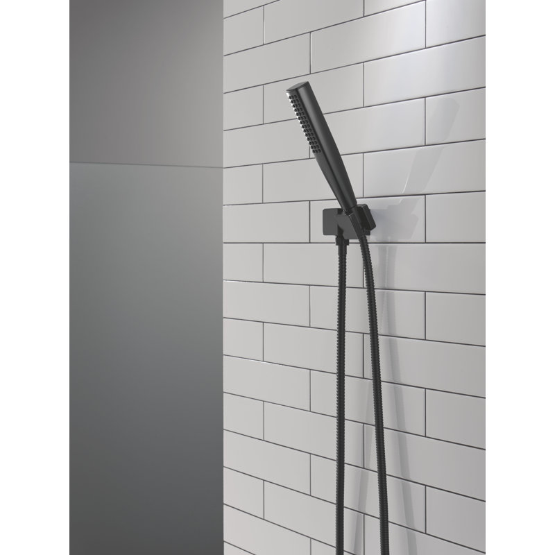 Rotating Wall Mount with Integrated Wall Supply, Matte Black