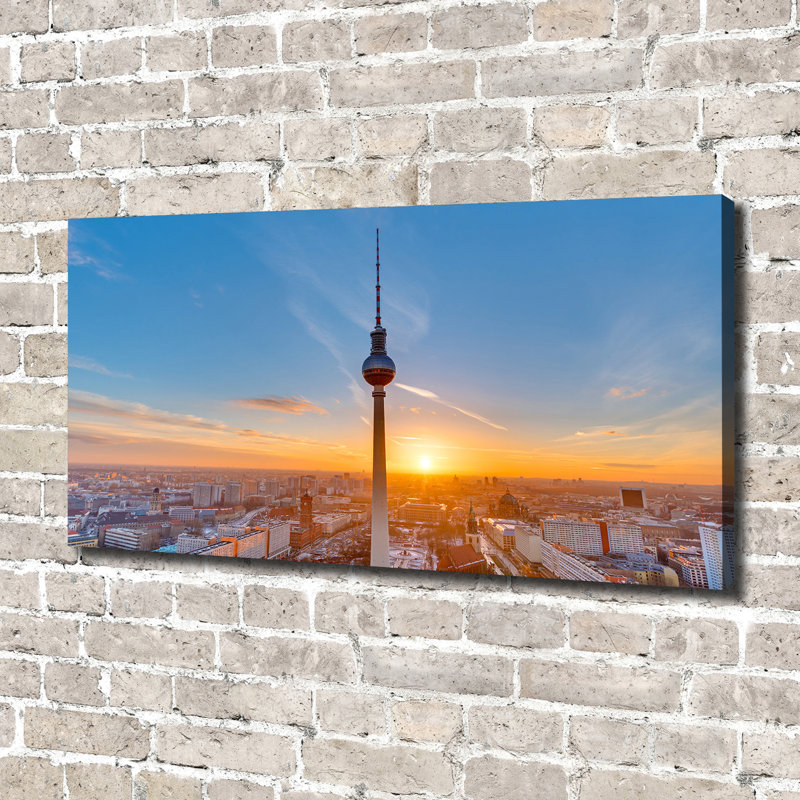 Television Tower - Wrapped Canvas Print