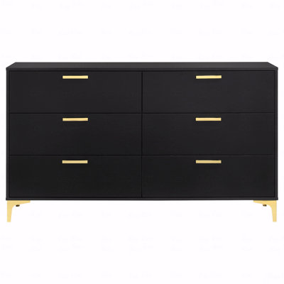 Commode rectangulaire à 6 tiroirs