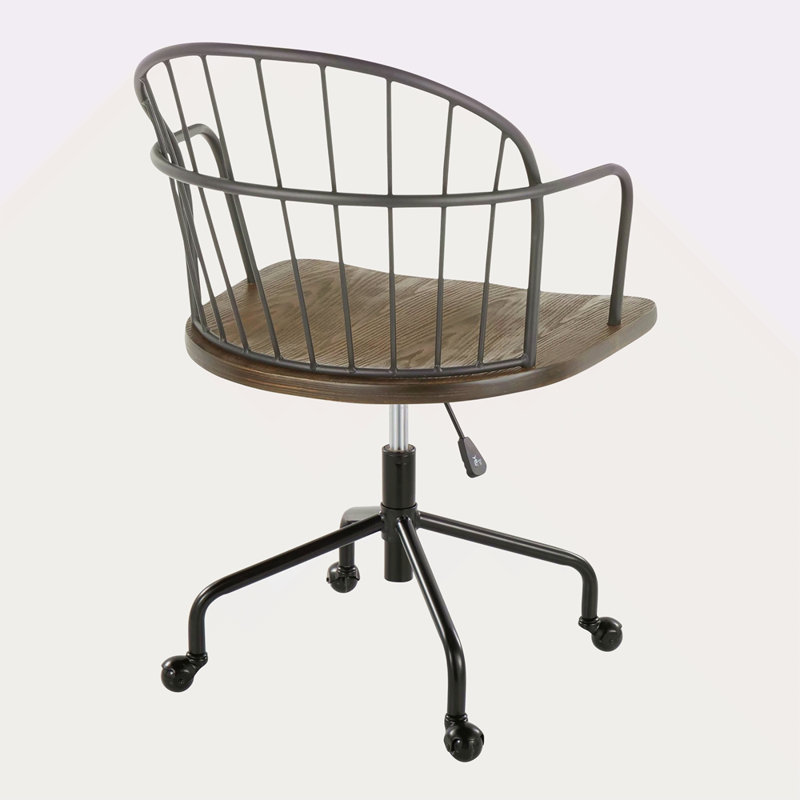 Chaise de bureau Farmhouse, Gris