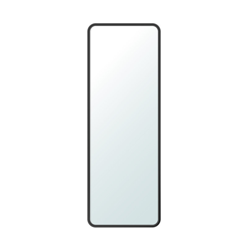 Miroir pour commode moderne et contemporain, Noir mat, H 78,74 po x l 27,55 po x P 1,2 po