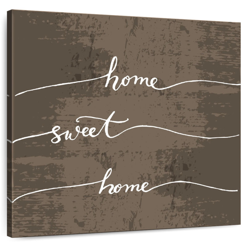 Plaque murale Khylige Sweet Home Calligraphy, H 10 po x l 10 po