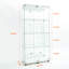 Vitrine en verre trempé