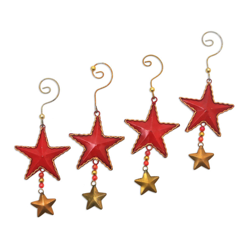 Passionate Stars Steel Ornaments