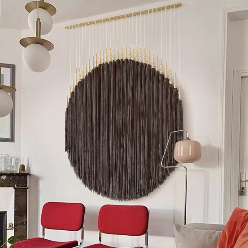 Large Macrame Wall Hanging- Boho Cotton Fibre Art.