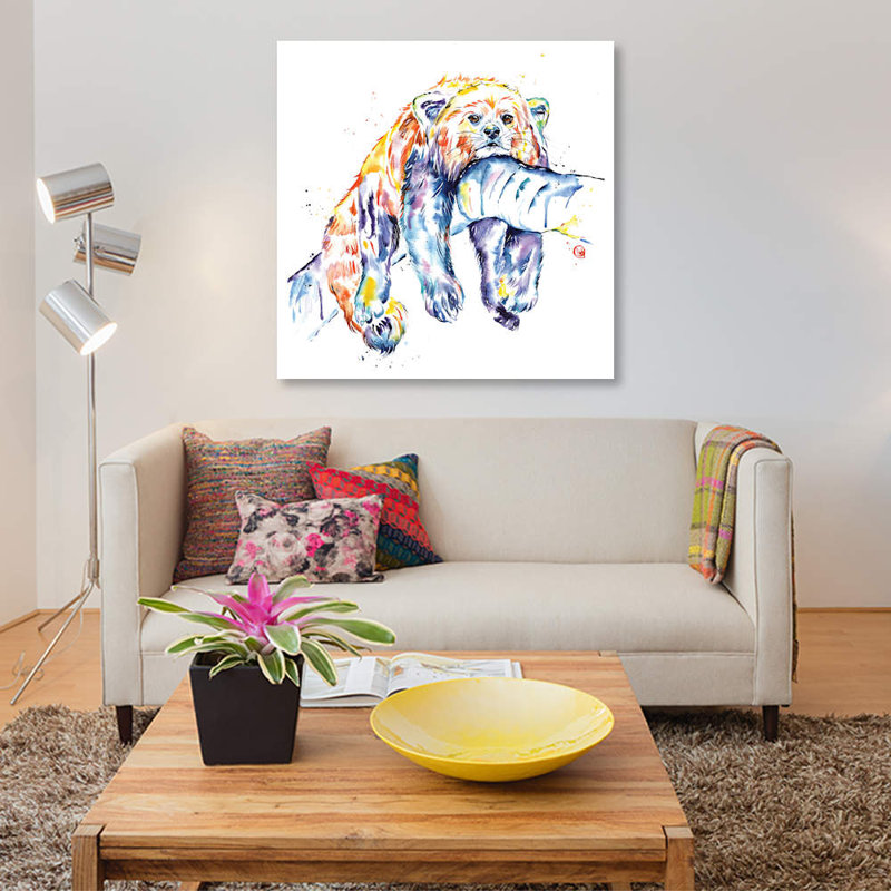 « the long day », impression sur toile tendue, H 12 po x l 12 po x P 1,5 po, Toile tendue, Pas de tapis