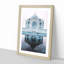 The Taj Mahal in Agra India Abstract - Picture Frame Painting Print-56855771-56855772