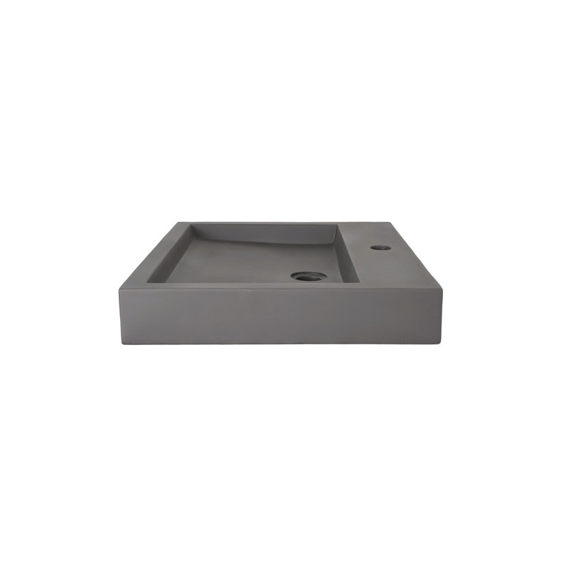 Lavabo de salle de bain rectangulaire 17,875 po Barclay Ewan, Gris foncé