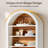 Set Of 2 Tall Arched Bookshelf-27554497