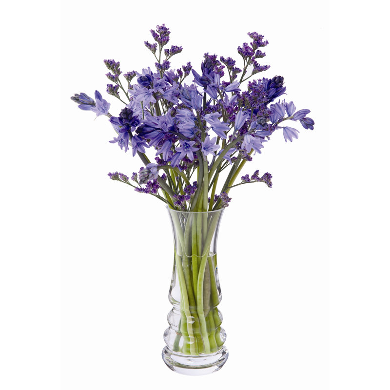 Dartington Crystal Wibble Large Vase, 17cm H x 6cm W x 6cm D