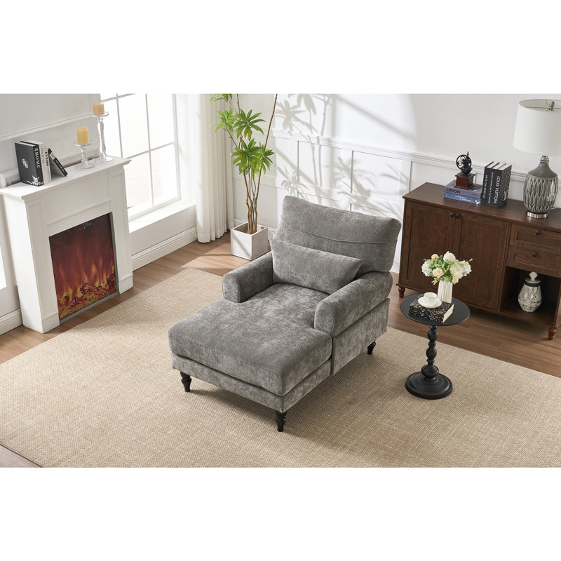 Chaise longue moderne, Gris