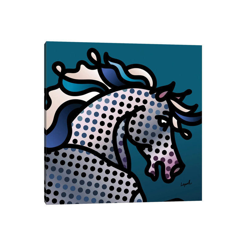 Domino by Lisa Lopuck - Wrapped Canvas Print, 30.48 cm H x 30.48 cm W