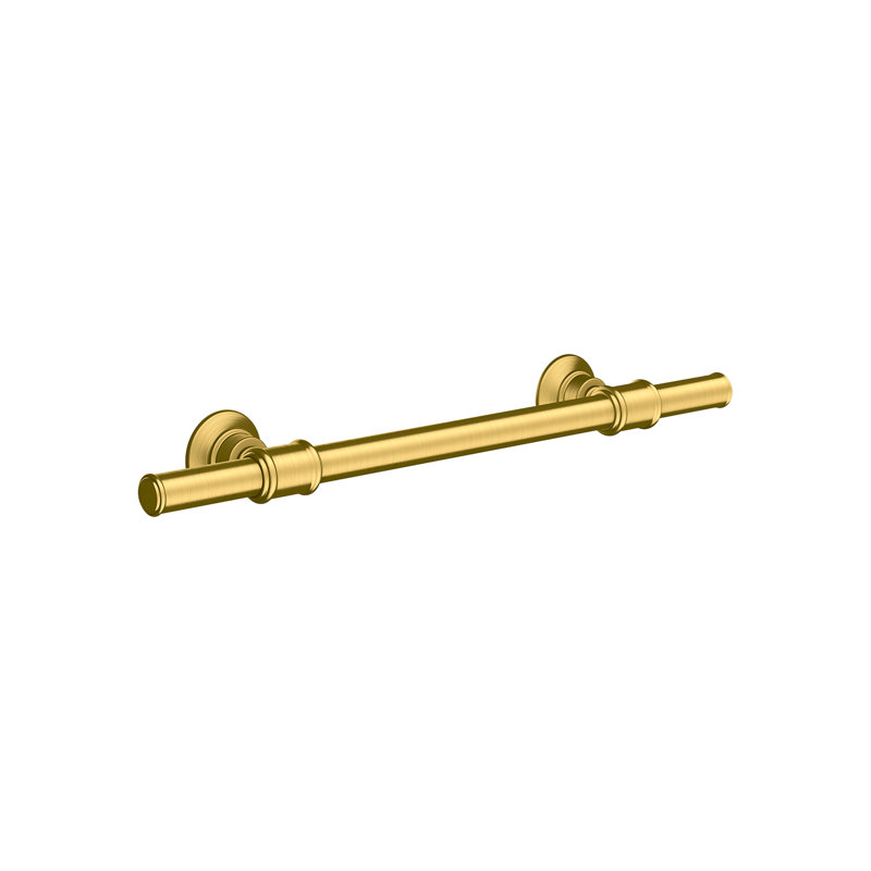 Montreux 1 Wall Mounted Towel Bar, Brushed Gold