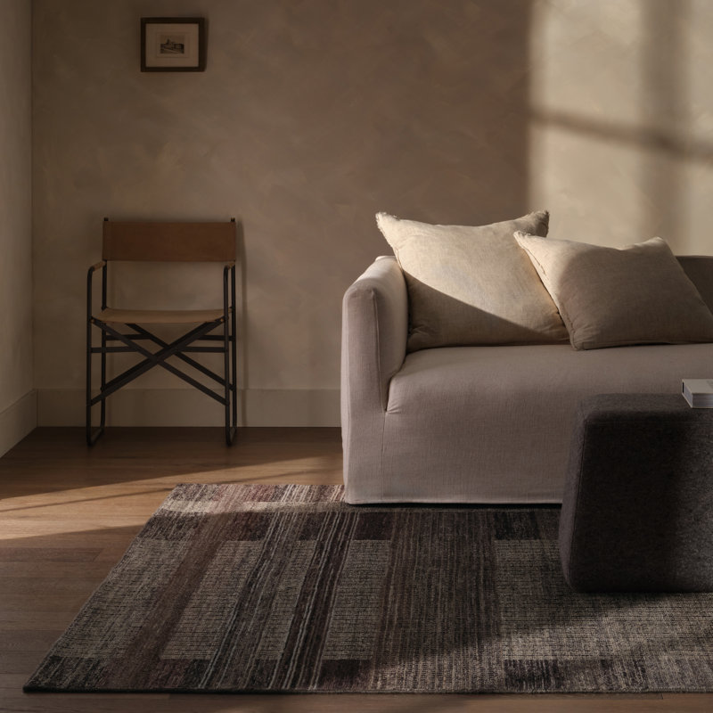 Jaipur Living Reham CEN03 Handknot Geometric Brown/Tan Area Rug (10'X14'), Rectangle 8' x 10'