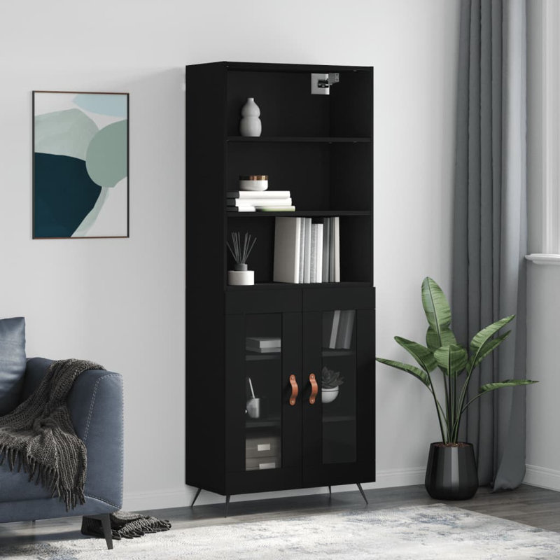 Malbork 69.5cm Sideboard, Black