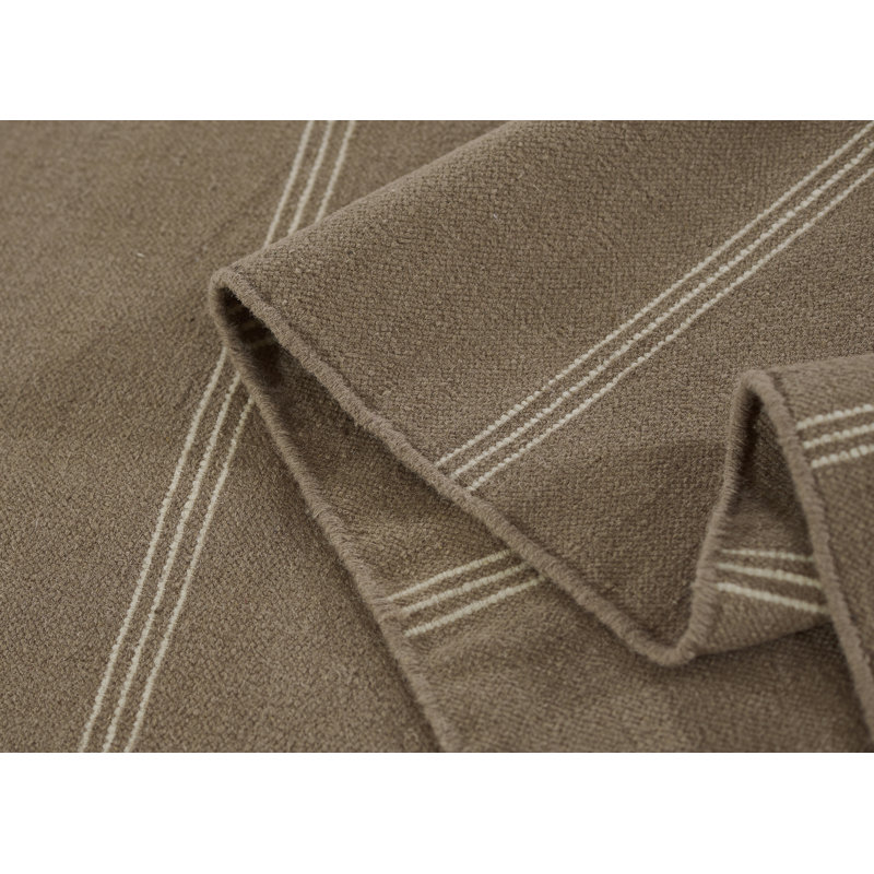Hand Tufted Striped Indoor Rug, Runner 2'6" x 8'